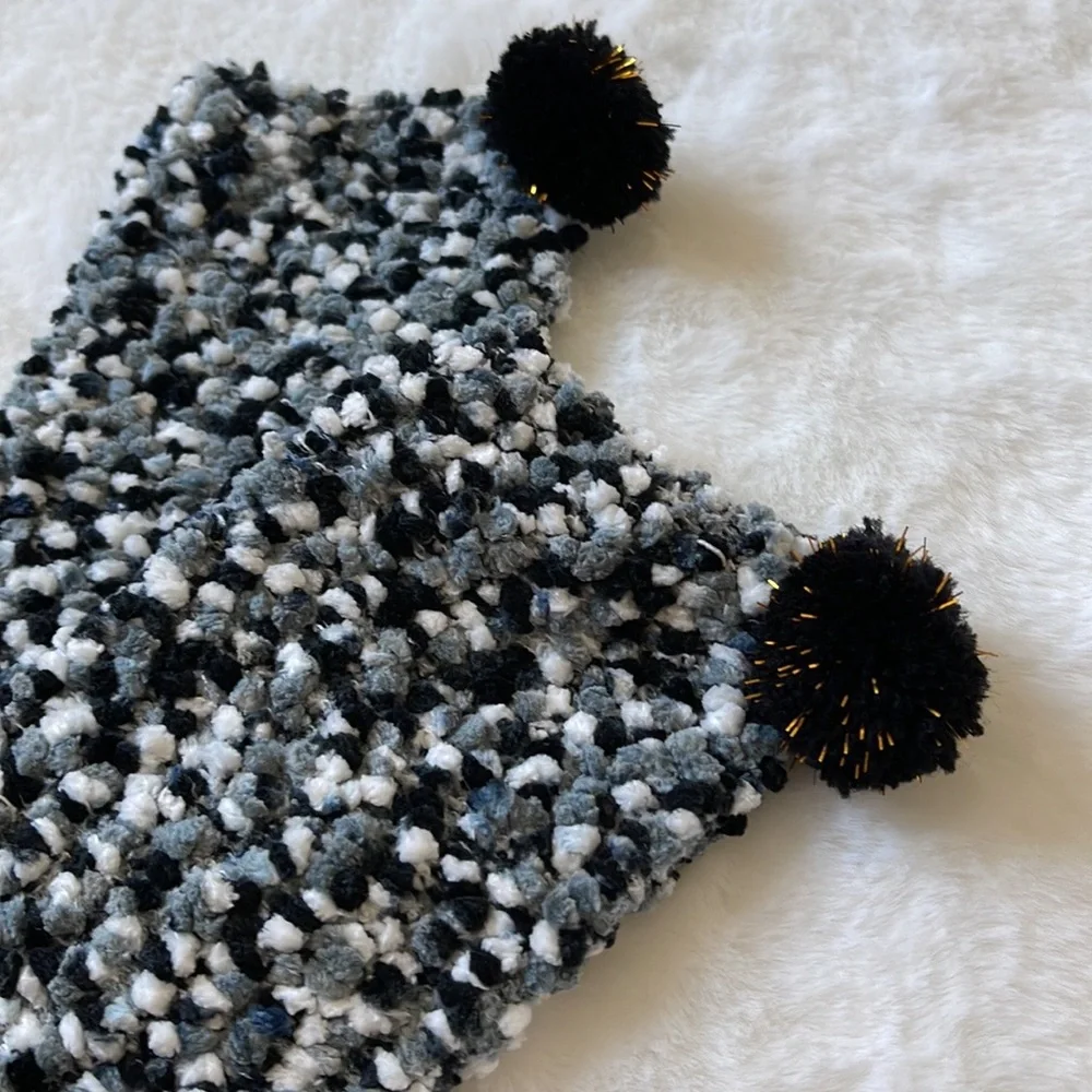 Confetti Cupcake Socks with Pom Poms in Box